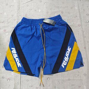 Rhude Logo Men's Blue Shorts